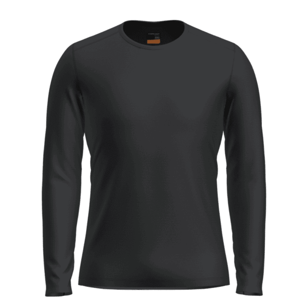 Icebreaker Men's 200 Oasis LS Crewe BLACK