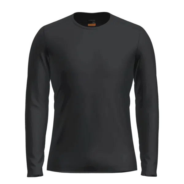 Icebreaker Men's 200 Oasis LS Crewe BLACK
