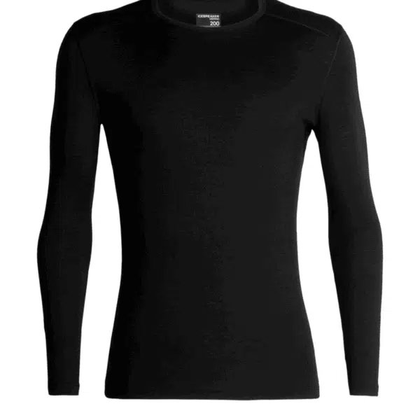 Alternative view of Icebreaker Men's 200 Oasis LS Crewe BLACK