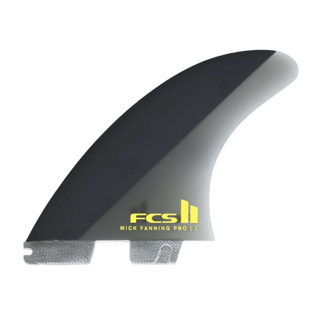 FCS II MF PG Black/Acid Large Tri Fins