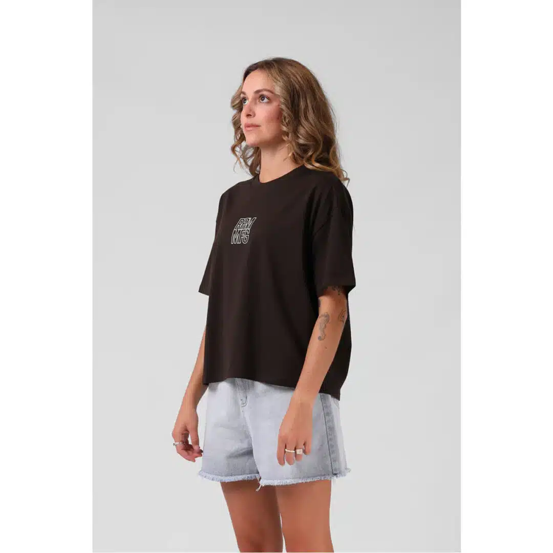 RPM Women's Square Tee Espresso - Image 3