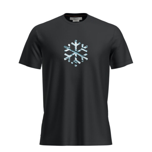 Icebreaker Men's Tech Lite SS Tee Powder Black