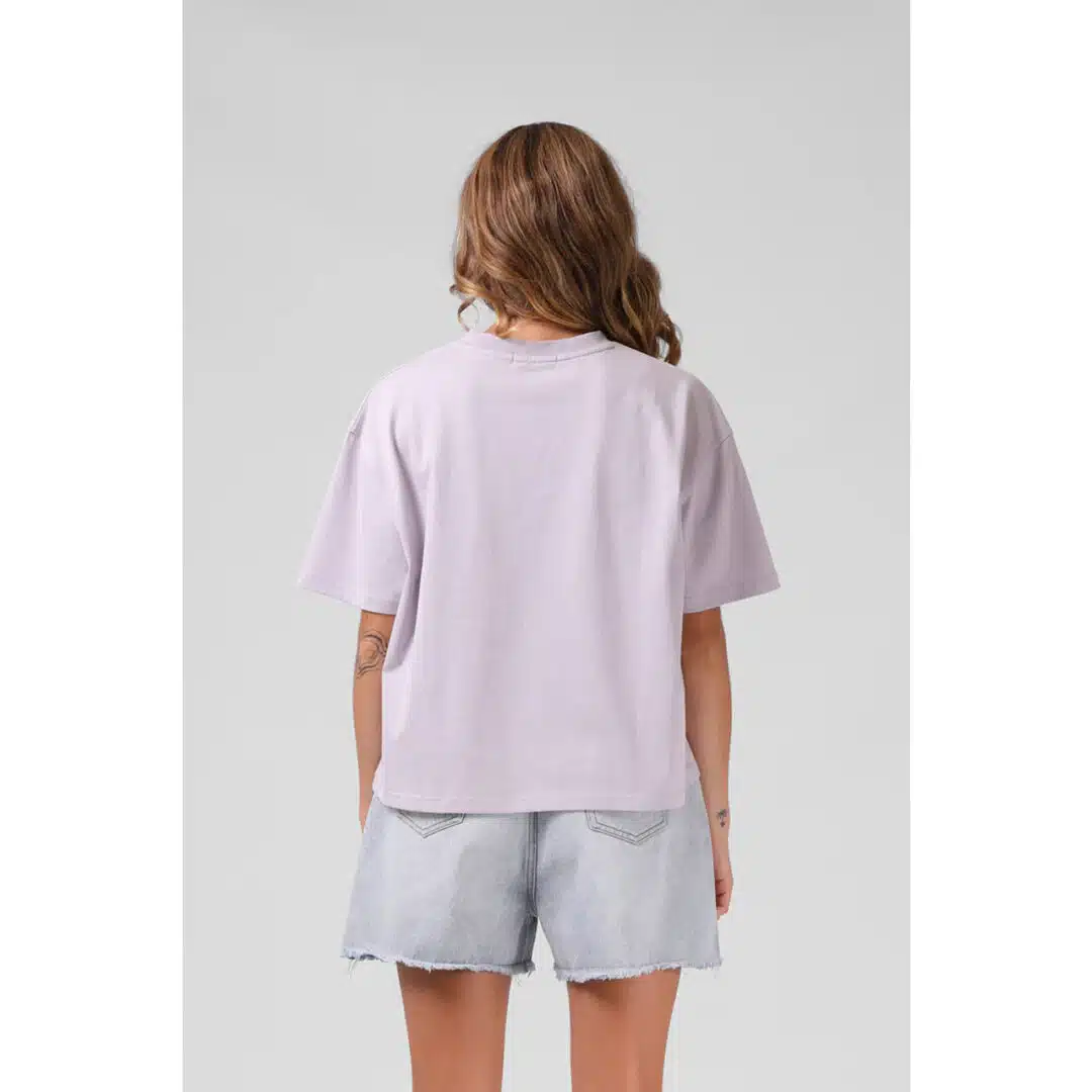 RPM Women's Square Tee Faded Lilac - Image 4