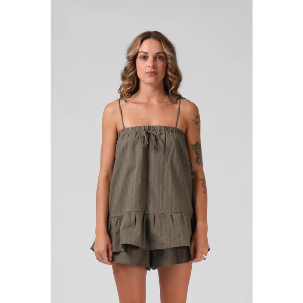 RPM Women's Tilly Top Olive Textured