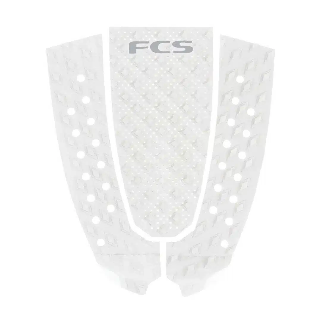 FCS T-3 Pin Eco White/Cool Grey Surf Grip
