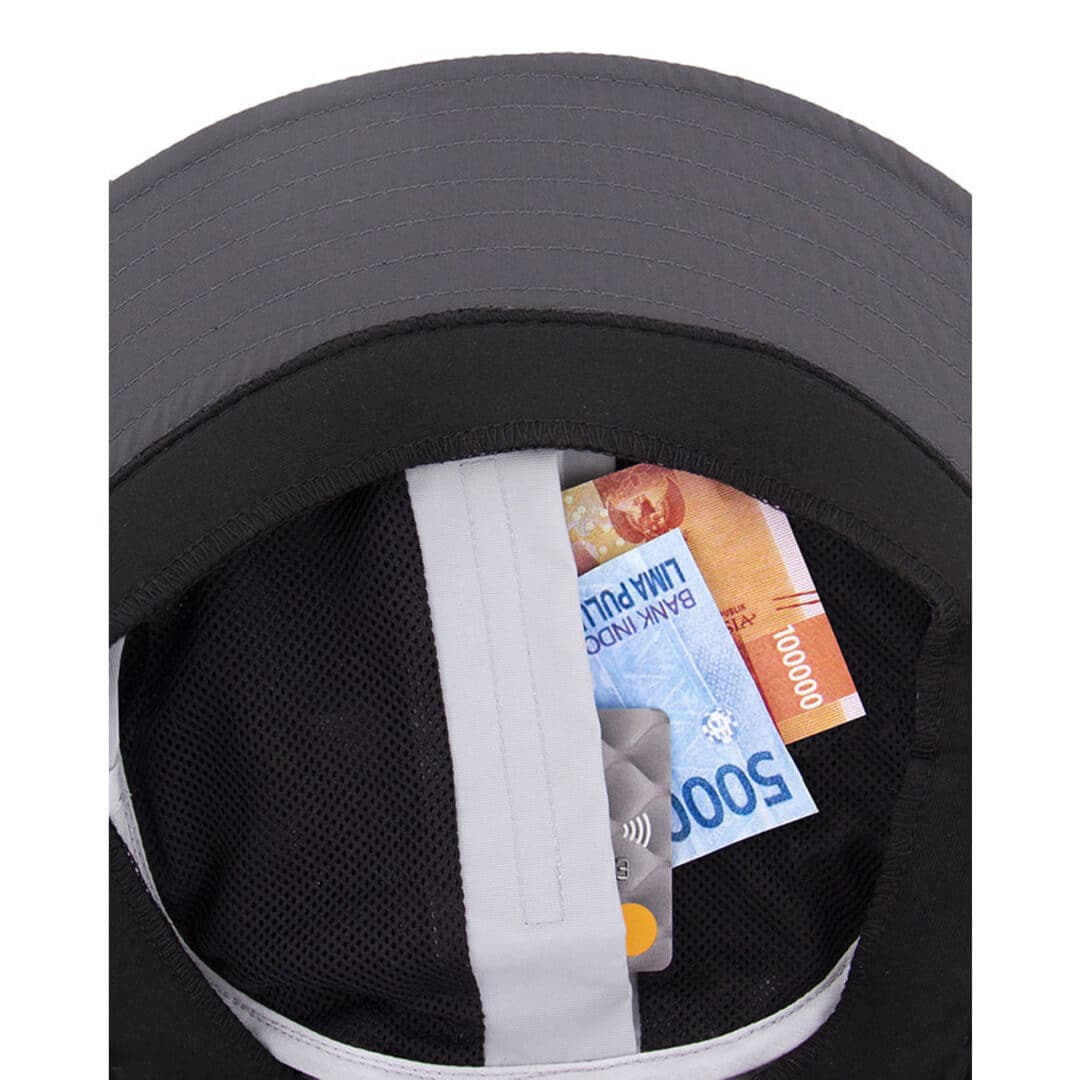 Ocean & Earth Indo Stiff Peak Surf Hat Grey - Image 3