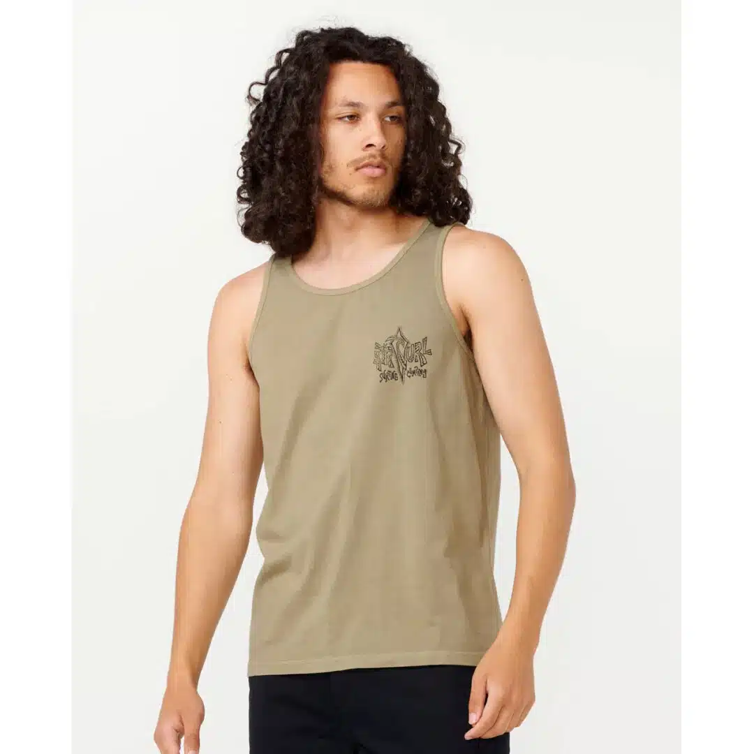 Rip Curl Men's Voodoo Tank Washed Moss - Image 2