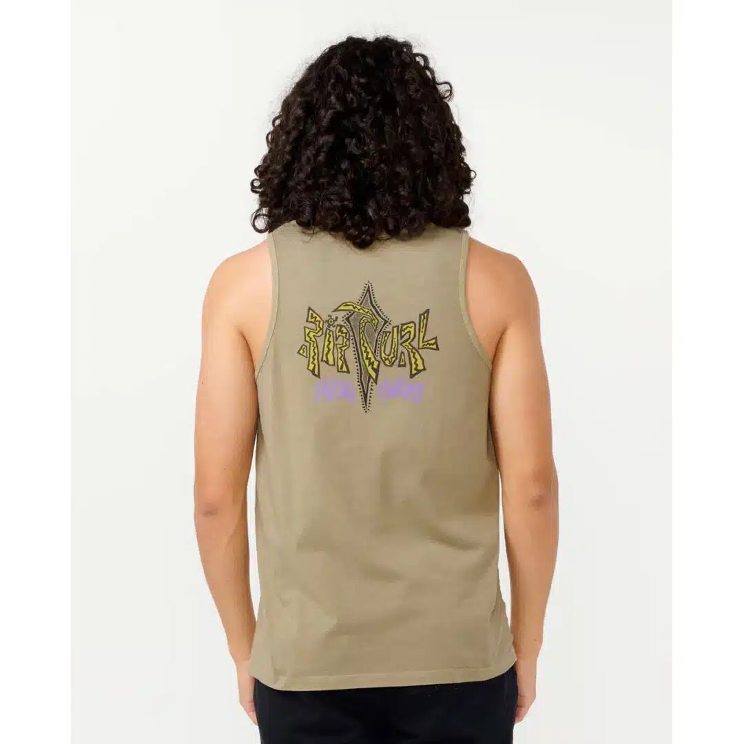 Rip Curl Men's Voodoo Tank Washed Moss - Image 3