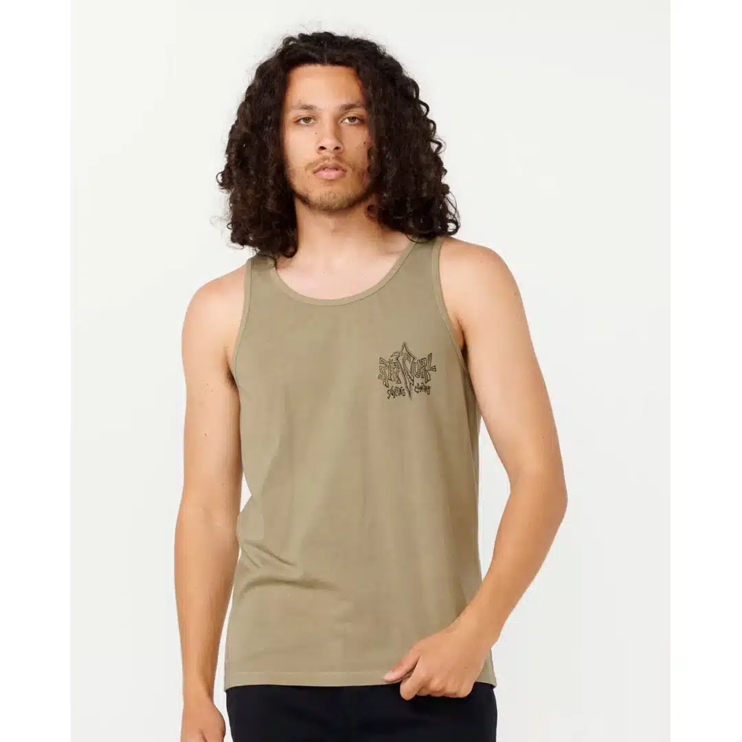 Rip Curl Men's Voodoo Tank Washed Moss - Image 4