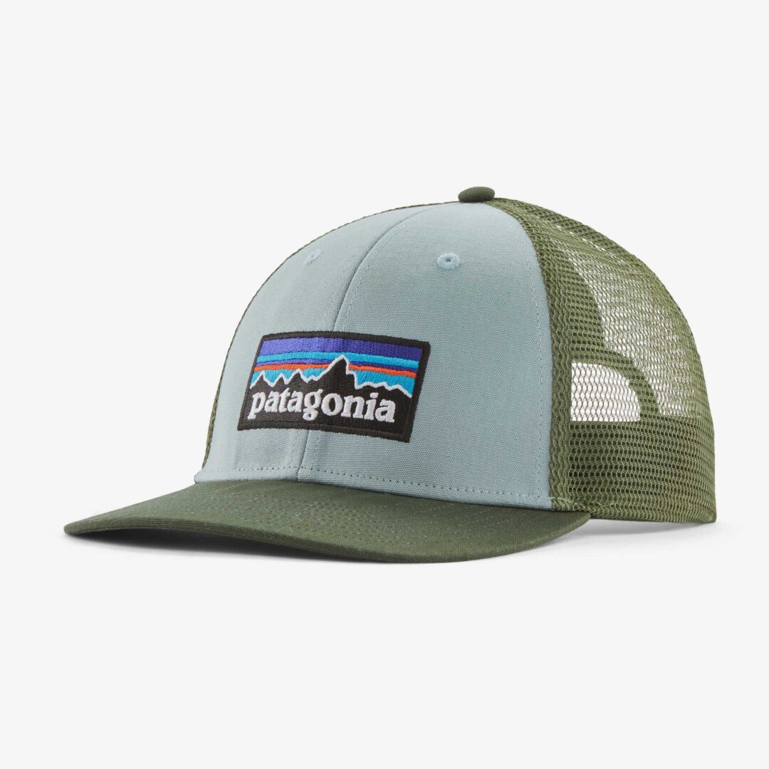 Patagonia P-6 Logo LoPro Trucker Hat Therm Blue