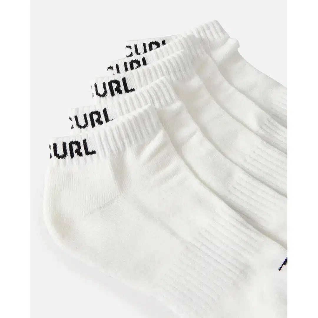Rip Curl Brand Ankle Sock 5 Pack 1000 - Image 2