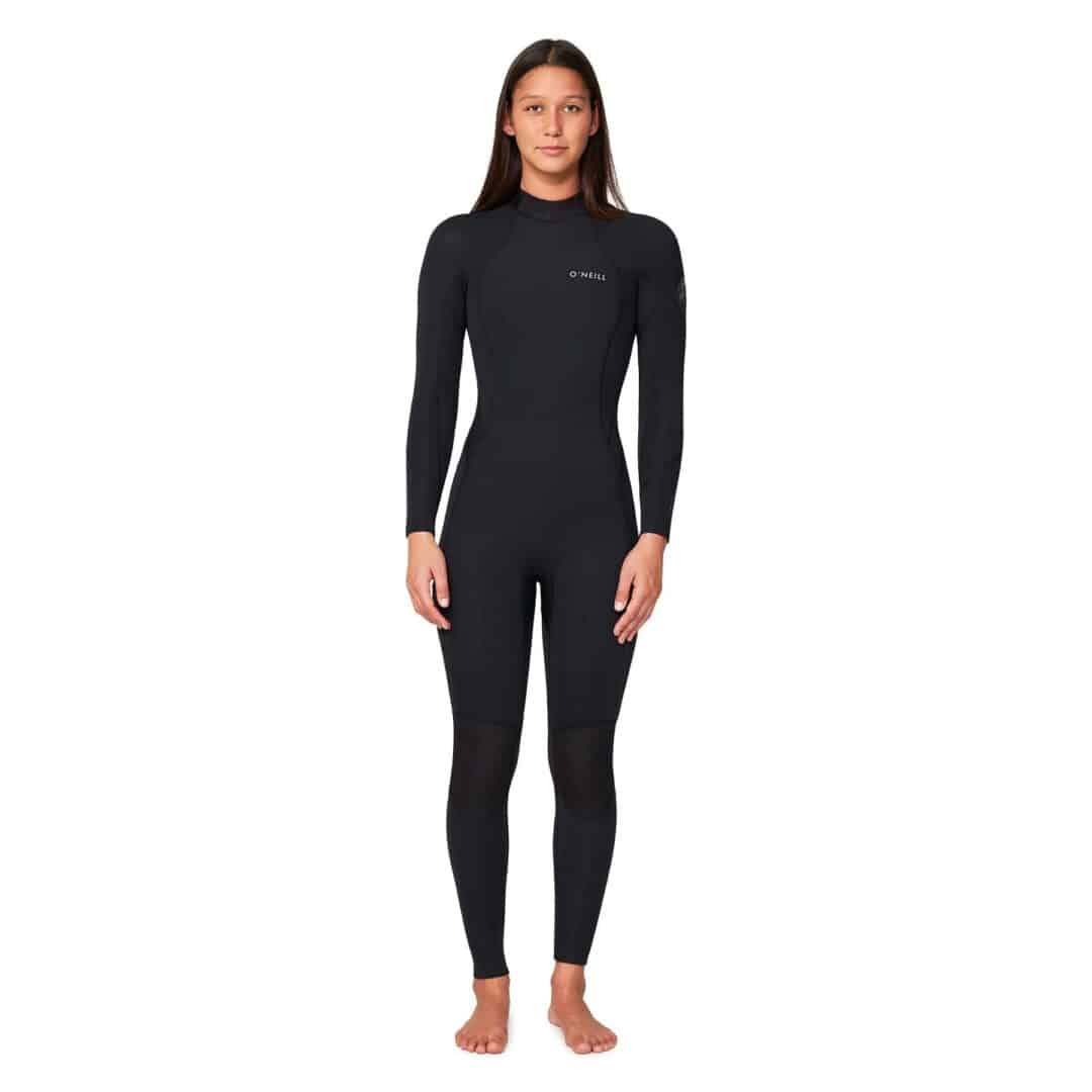 O'Neill Women's 3/2mm Bahia Back Zip Black