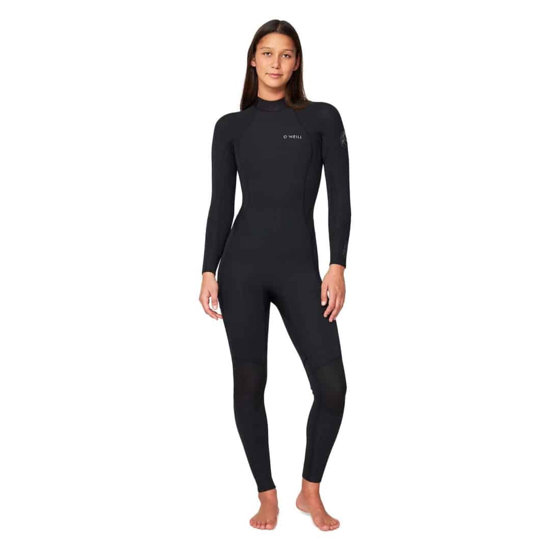 O'Neill Women's 3/2mm Bahia Back Zip Black - Image 2