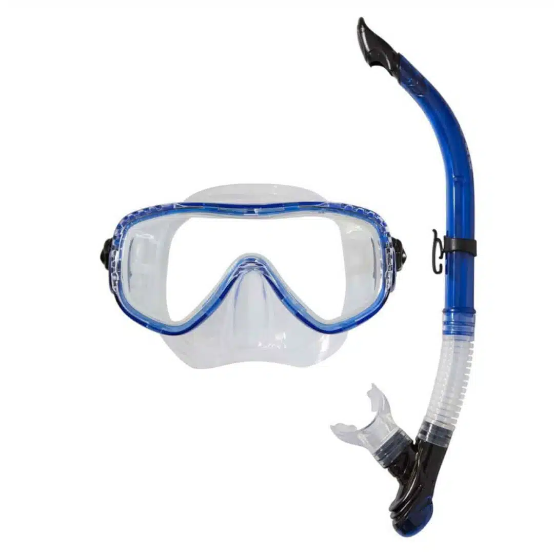 Prodive Mask/Snork Set Silicone Blue