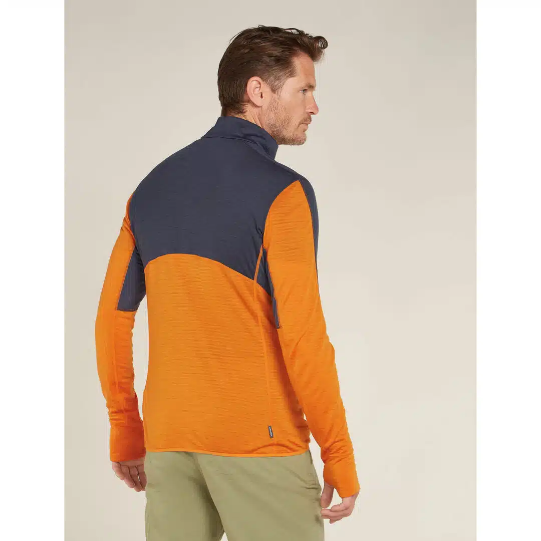 Icebreaker Men's 200 RealFleece Descender LS Half Zip Graph - Image 2