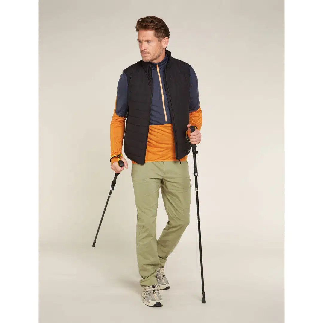 Icebreaker Men's 200 RealFleece Descender LS Half Zip Graph - Image 3