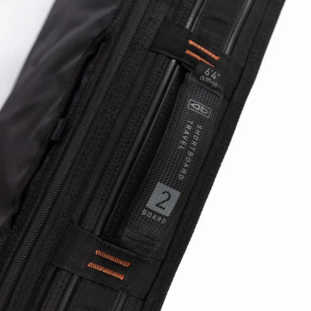 O&E HYPA Shortboard Travel Cover 2 Board Black - Image 2