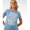 Rip Curl Women's High Tide Psychic Tee Blue
