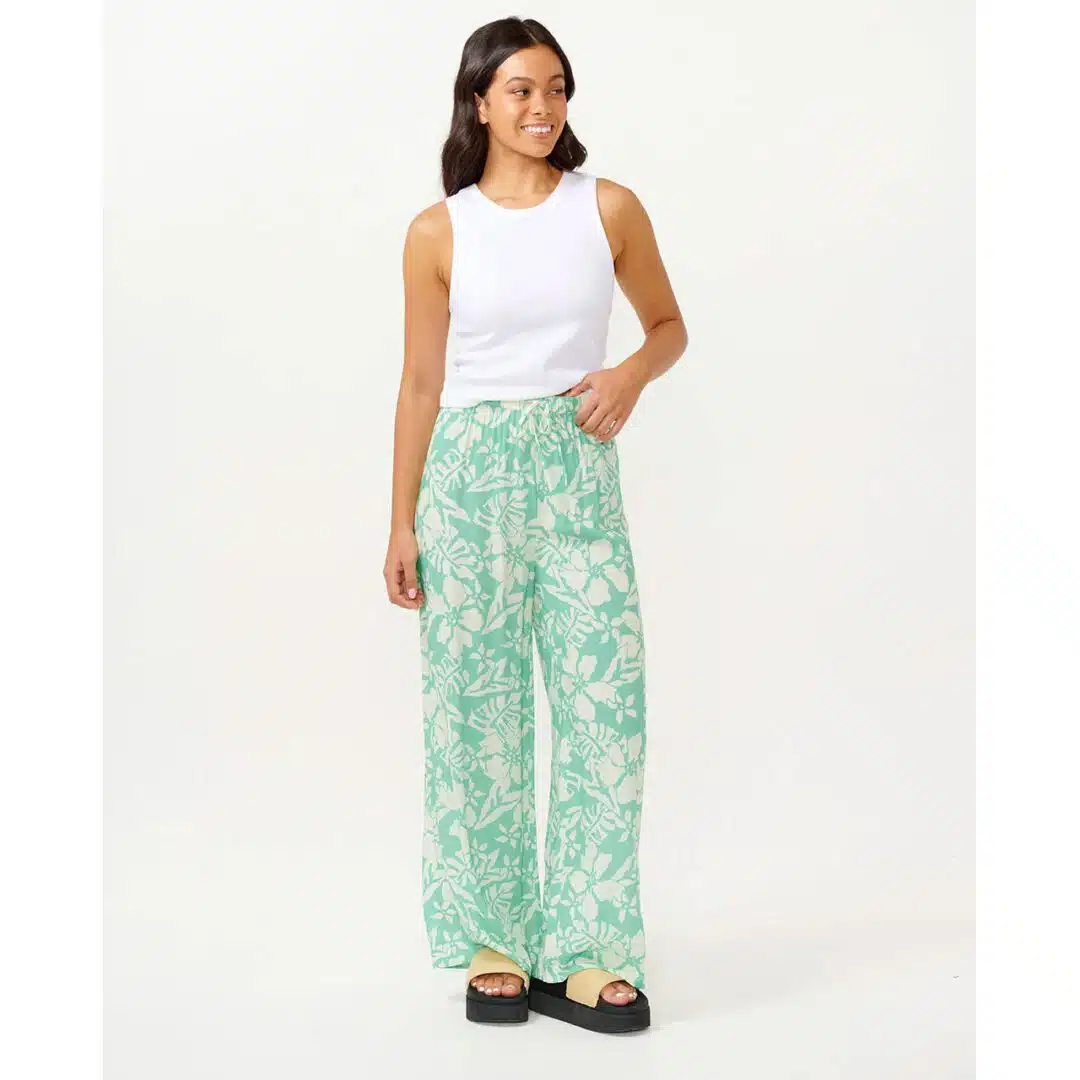 Rip Curl Women's Sun to Sea Pant Green - Image 3