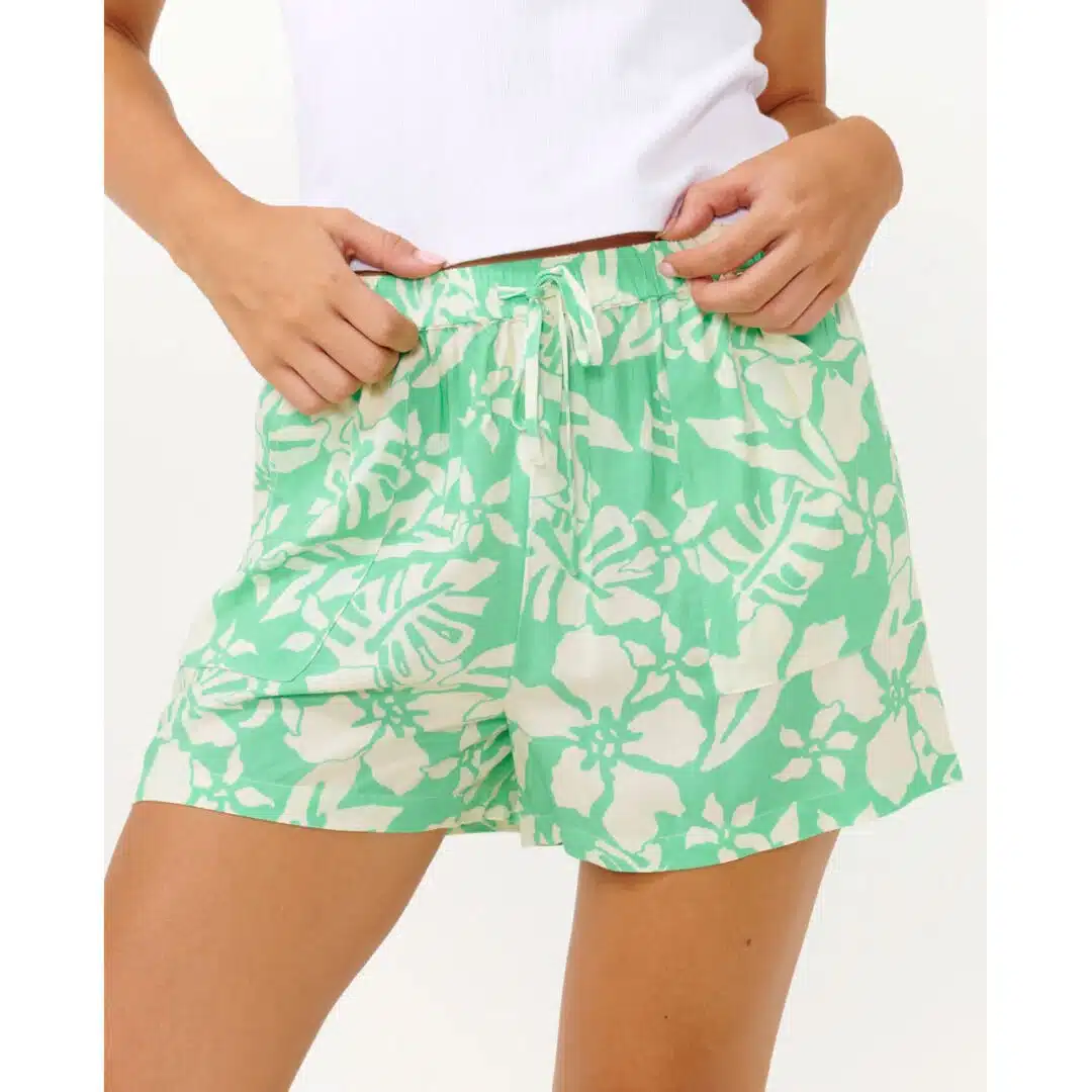 Rip Curl Women's Sun to Sea Short Green - Image 2