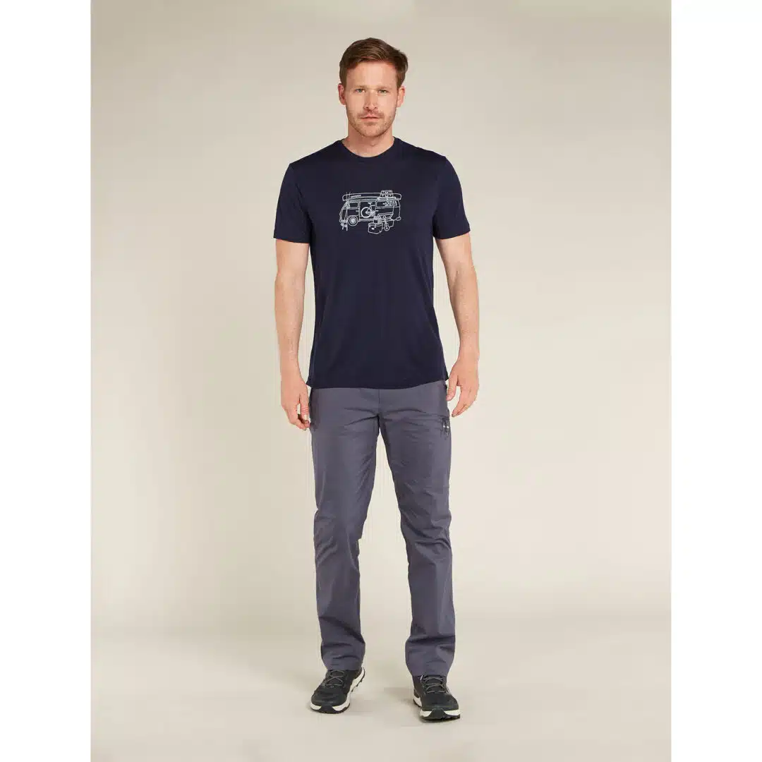 Icebreaker Men's 150 Tech Lite SS Tee Van Life midn - Image 3