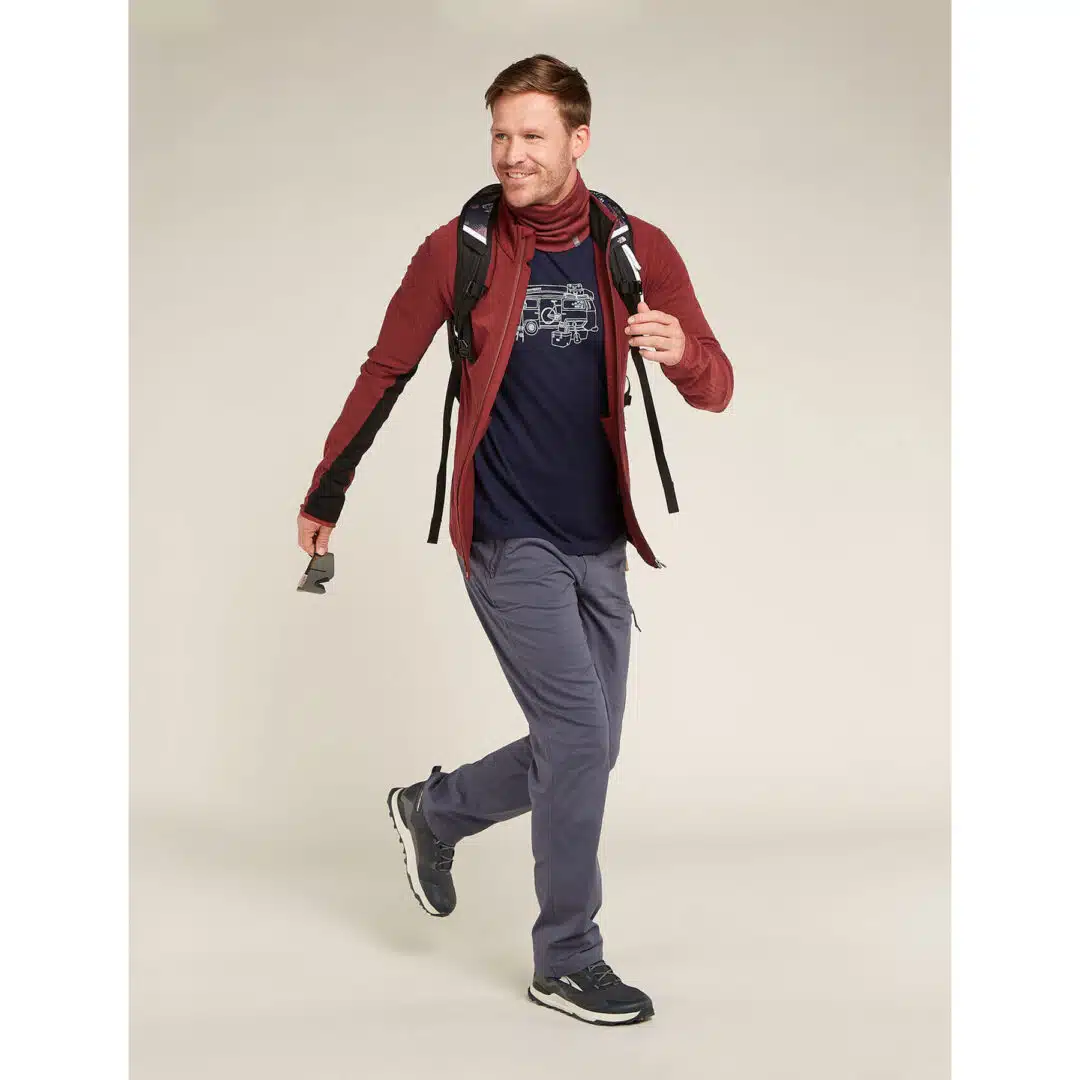 Icebreaker Men's 150 Tech Lite SS Tee Van Life midn - Image 4