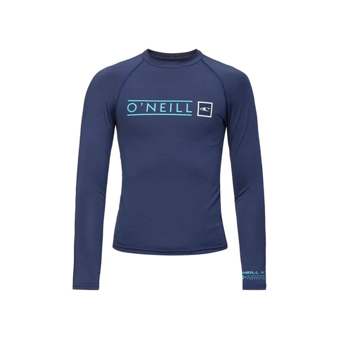 O'Neill Youth Rashie Reactor L/S Navy