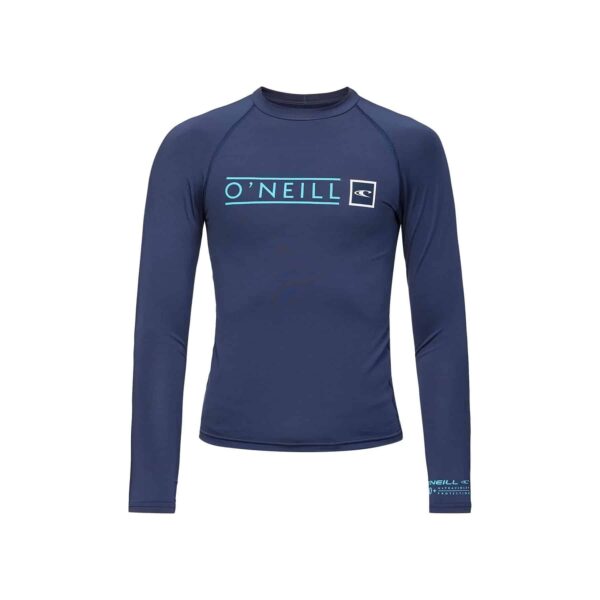 O'Neill Youth Rashie Reactor L/S Navy