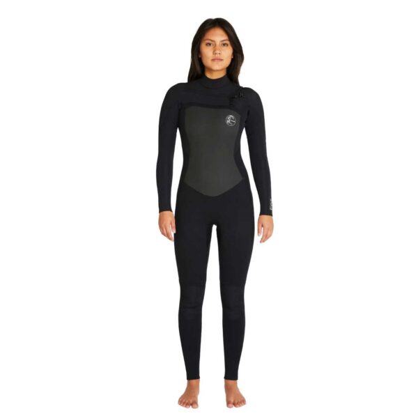 O'Neill Women's 3/2mm Bahia Chest Zip Black