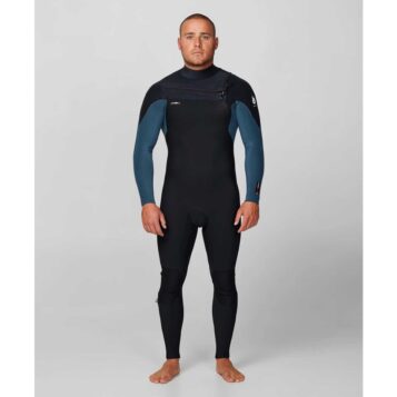 O'Neill Men's 4/3mm Hyper Fire Chest Zip Wetsuit Cadet
