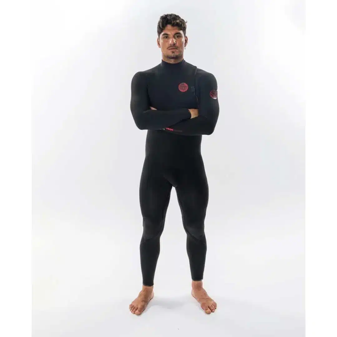 Rip Curl Men's 4/3mm Dawn Patrol Chest ZIp Blk