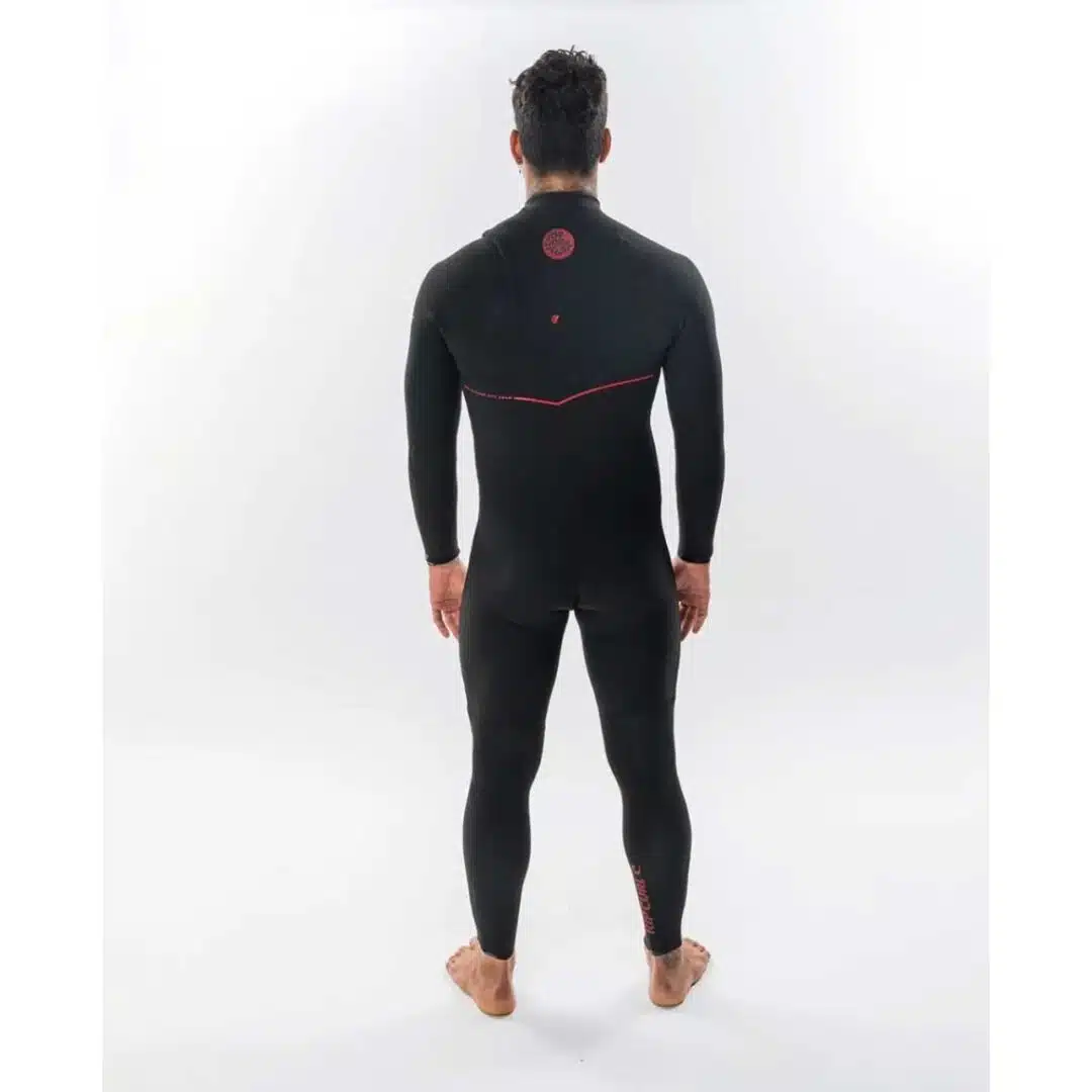 Rip Curl Men's 4/3mm Dawn Patrol Chest ZIp Blk - Image 3
