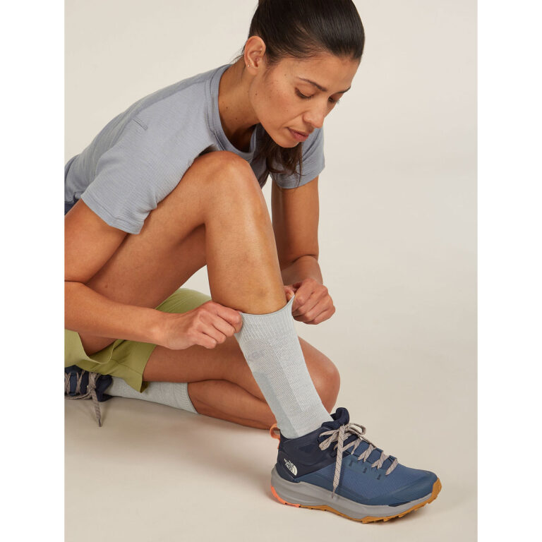 Alternative view of Icebreaker Women's Hike+ Medium Crew ETHER/AL Sock