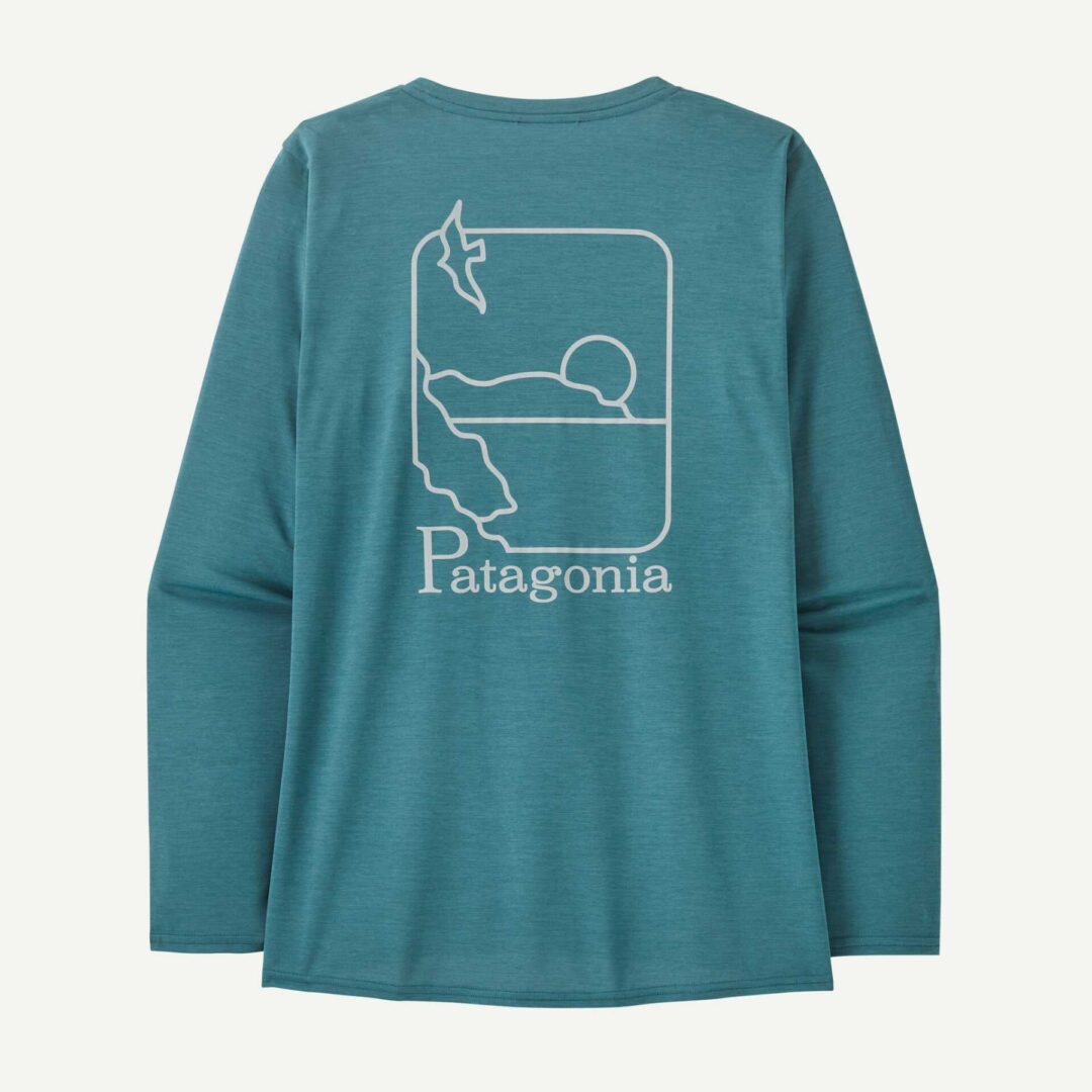 Patagonia Women's L/S Cap Cool Wetland Blue - Image 4