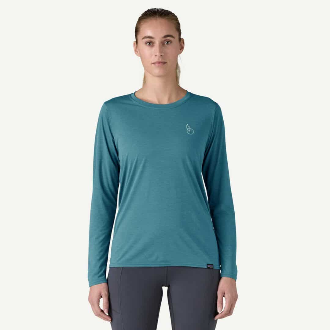 Patagonia Women's L/S Cap Cool Wetland Blue