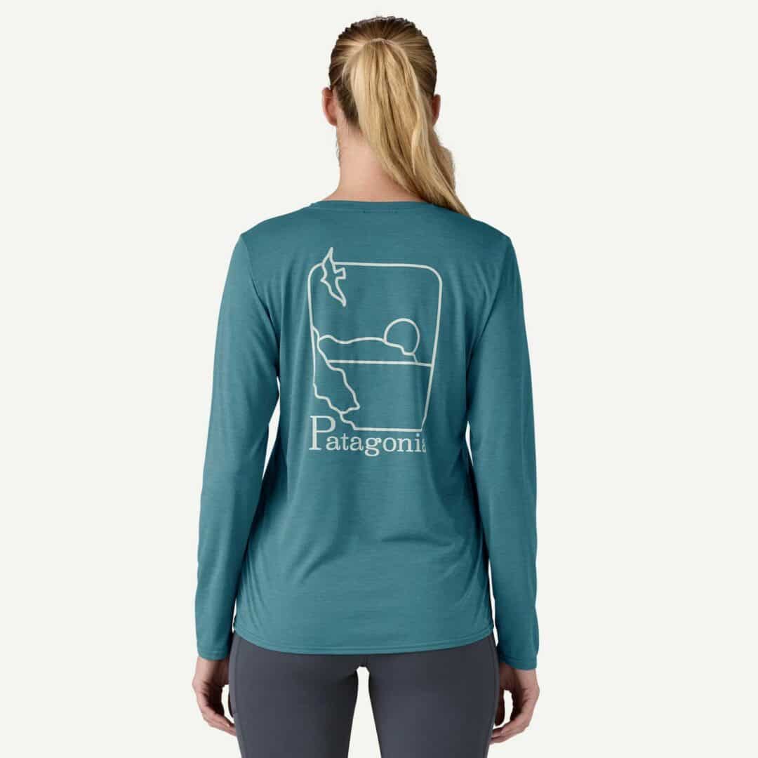Patagonia Women's L/S Cap Cool Wetland Blue - Image 2