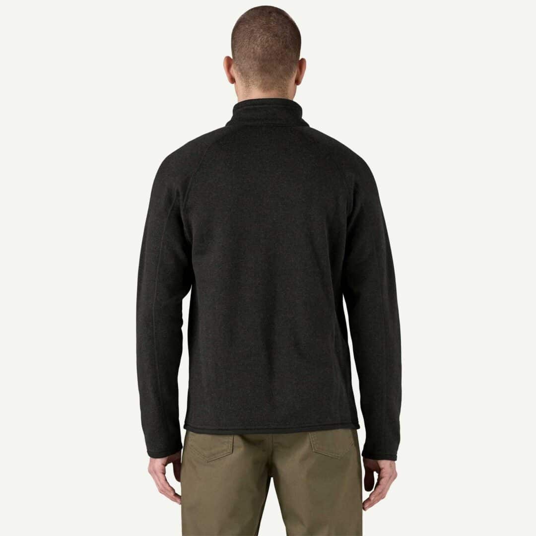 Patagonia Men's Better Sweater 1/4 Zip Black - Image 3