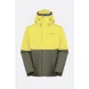 Rab Men's Downpour Jacket Pollen/Army
