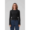 RPM Women's Knitted L/S Black Marl