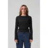 RPM Women's Knitted L/S Black Marl