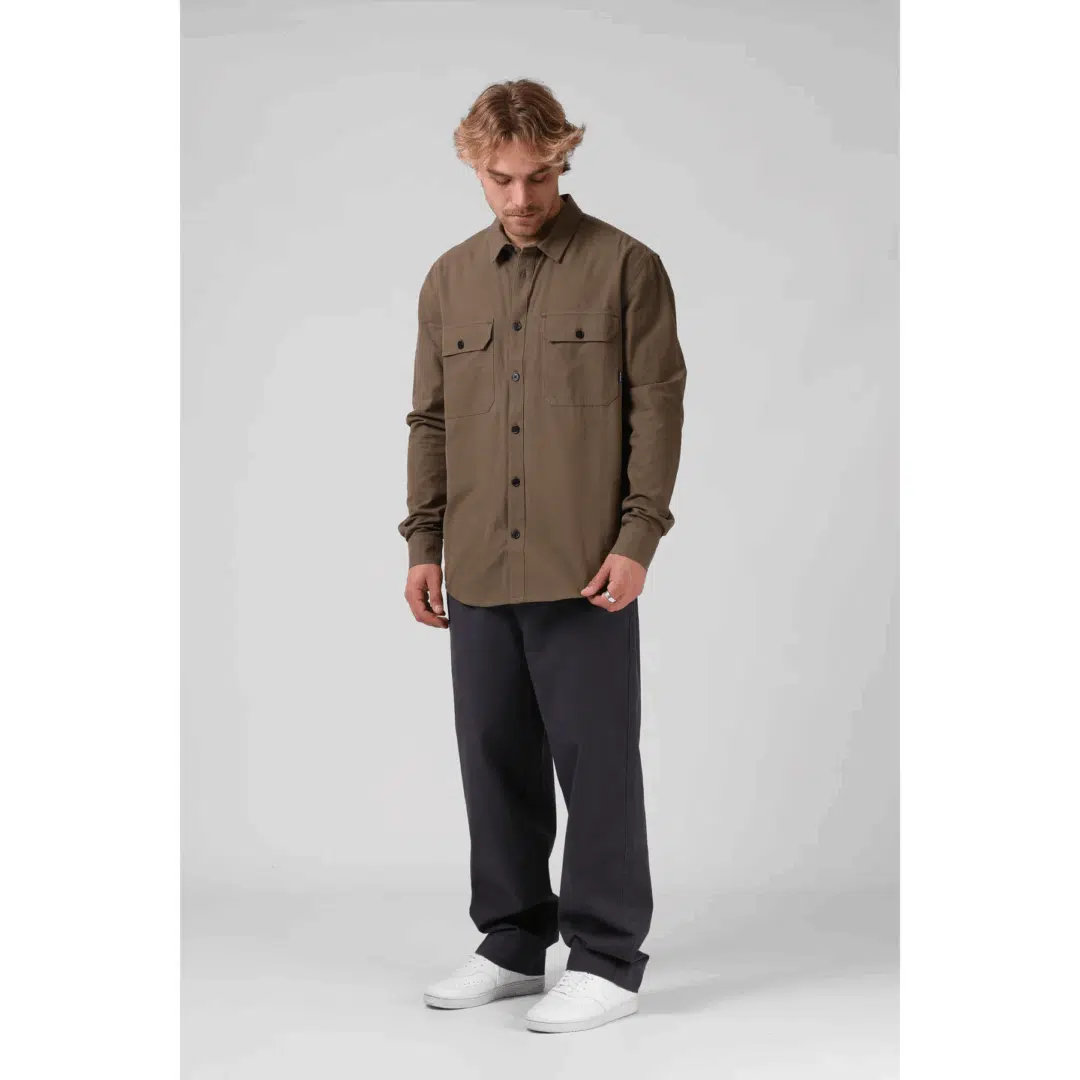 RPM Men's Drill Shirt Khaki - Image 2