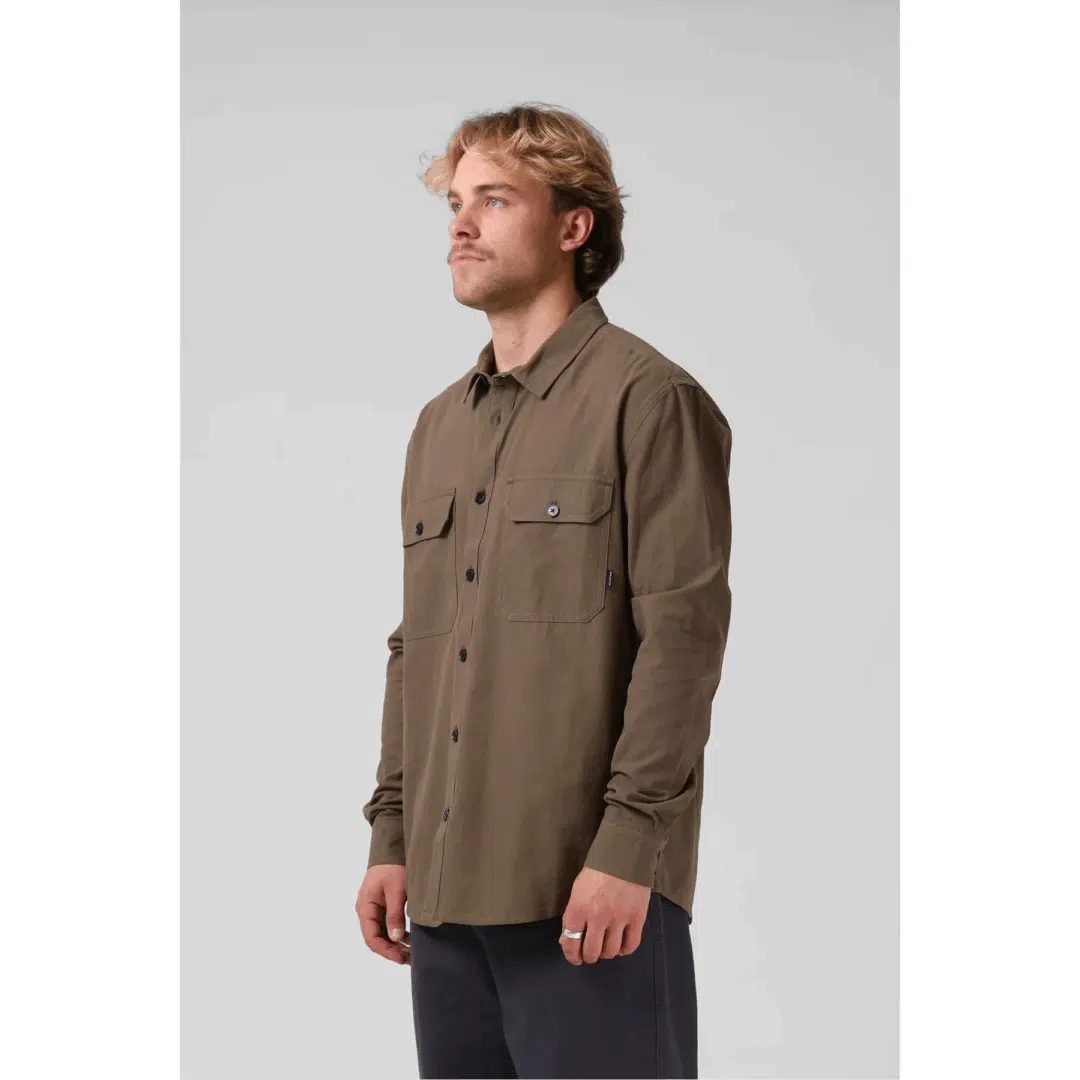 RPM Men's Drill Shirt Khaki - Image 3