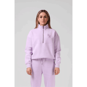 RPM Women's 1/4 Zip Sweater Orchid