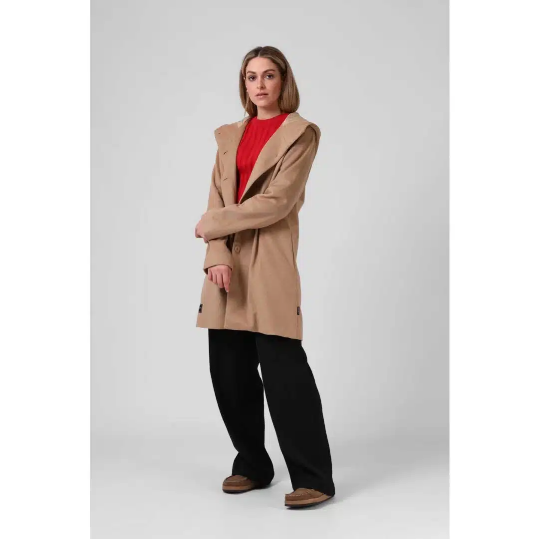 RPM Women's Milford Overcoat Tan - Image 2