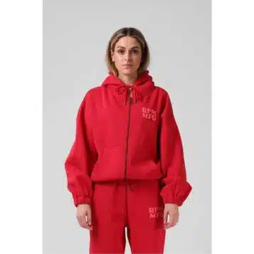 RPM Women's Zip Thru Hood Red