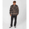 o neill plaid choc fleece3