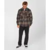 o neill plaid choc fleece3