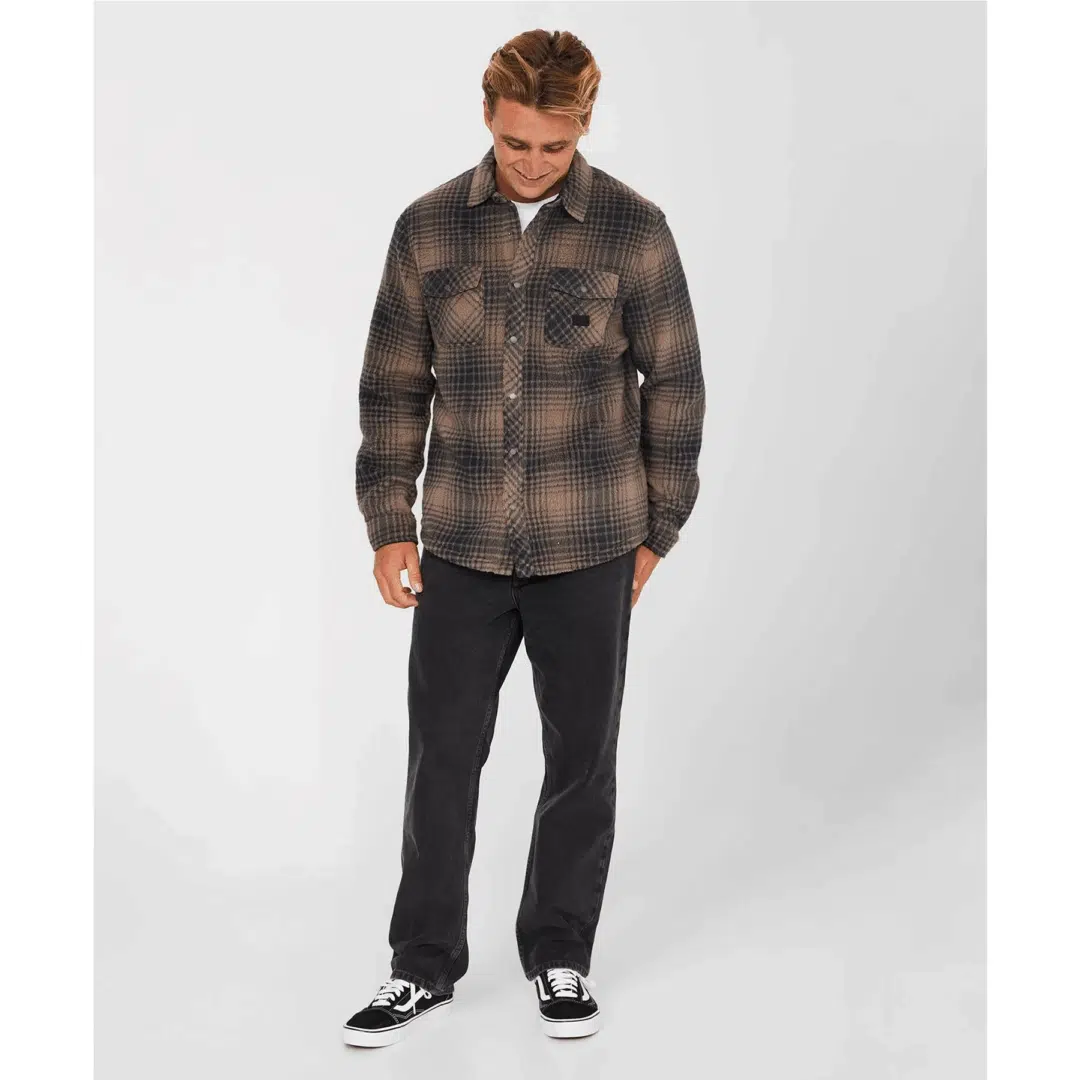 O'Neill Men's Glacier Plaid Superfleece Choc Chip - Image 4
