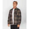 o neill plaid choc fleece4