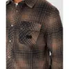 o neill plaid choc fleece6